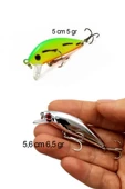 Rapala 2 Li set Turna Levrek Alabalık Lüfer Ailesi Rapala Yapay Suni Yem Sasi yem JigYem thumbnail 5