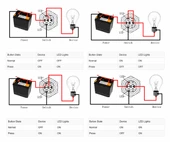 16mm Metal Panel Montaj Düz Kafa Latch Buton NO NC Power Sembol Led Işıklı  DC 6A 12V AC 3A 250V IP67 Su Geçirmez Düğme Başlatma Kontrol Otomasyon Araba Makina Bilgisayar Akıllı Ev - 8