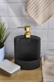 Perotti Montana Oval Sıvı Sabunluk Siyah 540 Ml 16509 - 3