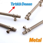 Arsin Bronz Metal Kulp 128 mm - 12.8 cm Mobilya Çekmece Mutfak Dolabı Dolap Kulpları Kulpu Kulpları - 6