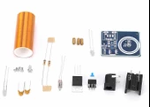 Demonte Mini Tesla Bobin Kit Modül  Kablosuz Enerji İletimi BD243 DC 9 / 12V Temassız Elektrik Transformatör Plazma Aktarım Proje Ödev Lehimleme Eğitim Seti - 6