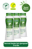 Komili Normal Saçlar İçin Vegan Temel Bakım Şampuanı 3'lü Set- - 3 X 500 ML - 1