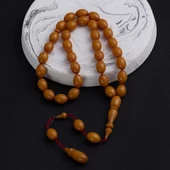 Gümüş Pazarım Beyzi Kesim İri Taşlı Katalin Tesbih - 1