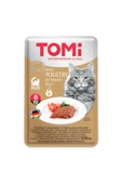 Tomi Tavuklu ve Domatesli Tahılsız Pouch Kedi Konservesi 100gr - 1