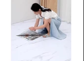 Renkli Duvarlar Kendinden Yapışkanlı Yer Zemin ve Duvar Kaplama Paneli Arkası Kauçuklu 60X60cm Floor Pvc Panel 6216 - 5