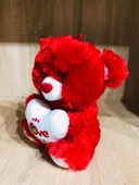 Peluş Ayı Seni Seviyorum Yazılı I Love You Kırmızı - 1