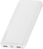 Baseus Bipow 15 W Beyaz 10000 mAh Hızlı Şarj Powerbank - 1