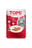 Tomi Sığır Etli ve Havuçlu Tahılsız Pouch Kedi Konservesi 100gr - 1