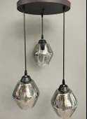 3 LÜ SARKIT MODERN CAM AVİZE - 1
