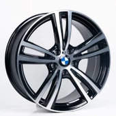 R1 Wheels 19 inç 5*120 ET35 Siyah Jant Takımı (J-3003) - 1