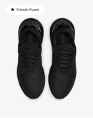 Nike Air Max 270 siyah erkek spor ayakkabı - 4