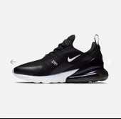 Nike Air Max 270 Siyah beyaz Erkek Spor ayakkabı - 5