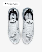 Nike Air Max 270 Beyaz Erkek Spor Ayakkabı - 4
