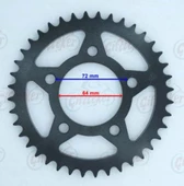 MONDİAL DRİFT L 125 ARKA DİŞLİ (40T) İTHAL - 1
