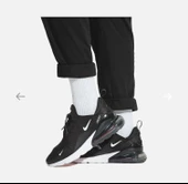 Nike Air Max 270 Siyah beyaz Erkek Spor ayakkabı - 2