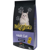Econature Yetişkin Kedi̇ Gurme, 15 kg - 2