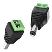 JACK POWER KONNEKTÖR 5.5X2.1MM ERKEK VİDALI POLAXTOR DY-3801B - 1