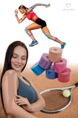 Kinezyo Sporcu Bandı Ağrı Bandı Bej 5 M X 5 Cm KT-017 - 1