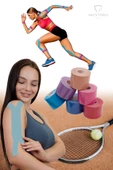 Kinezyo Sporcu Bandı Ağrı Bandı Açık Mavi 5 M X 5 Cm KT-016 - 1