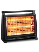 KUMTEL LX-2832 DELUXE SOBA TİPİ SİYAH ISITICI 1500W - 2