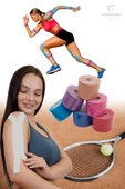 Kinezyo Sporcu Bandı Ağrı Bandı Beyaz 5 M X 5 Cm KT-018 - 1