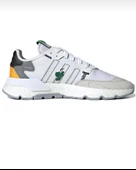 Adidas Nite jogger Beyaz Y Sarı  Erkek spor Ayakkabı thumbnail 4