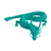 3D Hareketli Ejderha Figürlü Oyuncak - Turkuaz - 4