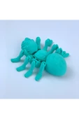 3D Hareketli Sevimli Örümcek Figürlü Oyuncak - Turkuaz - 4
