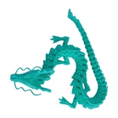 3D Hareketli Ejderha Figürlü Oyuncak - Turkuaz - 8