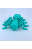 3D Hareketli Sevimli Örümcek Figürlü Oyuncak - Turkuaz - 3