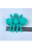 3D Hareketli Sevimli Örümcek Figürlü Oyuncak - Turkuaz - 7