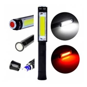 Q5 Pilli Mıknatıslı COB LED Çalışma Tamir Kırmızı Işık El Feneri - 1