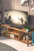 Tv Sehpası Tv Ünitesi Sehpa Çift Ceviz 5003 - 1