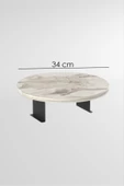 Yan Sehpa Ayarlanabilir Tepsi Dekoratif Modern Tepsi Efes - 6