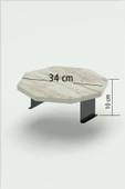 Yan Sehpa Ayarlanabilir Tepsi Dekoratif Modern Tepsi SEKİZGEN Efes - 5