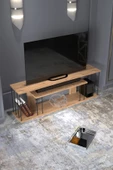 TV SEHPASI TV ÜNİTESİ RAFLI 140 CM GZD PLUS ATLANTİK ÇAM - 4