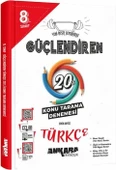 Ankara 8.Sınıf Güçlendiren Türkçe 20'li Konu Tarama Denemesi - 1