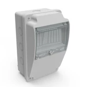 MUTLUSAN 138x226x127 Kombinasyon Kutusu Termoplastik Gri IP65 (Boş) - 1