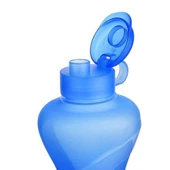 Sporcu Tipi Suluk Pratik 1500ml Kapasiteli Mavi El Matarası - 4