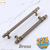 Arsin Bronz Metal Kulp 224 mm - 22.4 cm Mobilya Çekmece Mutfak Dolabı Dolap Kulpları Kulpu Kulpları - 1