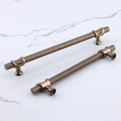Arsin Bronz Metal Kulp 224 mm - 22.4 cm Mobilya Çekmece Mutfak Dolabı Dolap Kulpları Kulpu Kulpları - 6