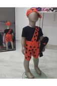 Erkek Çocuk Turuncu Taş Devri Bambam Kostüm - 2