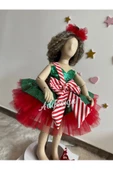 Yeni yıl kız çocuk elbisesi, Payetli kız çocuk elbisesi, Christmas Dress - 3