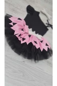 Taş Devri Pembe Çakıl Kostüm Etek Bluz Takım - 6