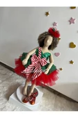 Yeni yıl kız çocuk elbisesi, Payetli kız çocuk elbisesi, Christmas Dress - 1