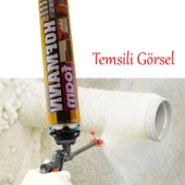 Tabanca Uyumlu Montaj Köpüğü Profesyonel Dolgu İzolasyon Poliüretan Kapı Pencere Yalıtım 750 ml thumbnail 4