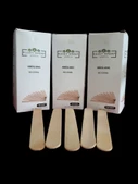 ABESLANG Dil baskı çubuğu ağda spatulası ahşap spatula 500 ADET - 6