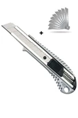 Metal Maket Bıçağı Falçata + 10 Adet Yedek Bıçak Büyük Boy - 1