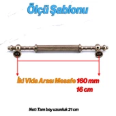 Arsin Ladin Metal Kulp 160 mm - 16 cm Mobilya Çekmece Mutfak Dolabı Dolap Kulpları Kulpu Kulpları thumbnail 2