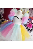 Kız Çocuk Unicorn Kabarık Elbise thumbnail 2
